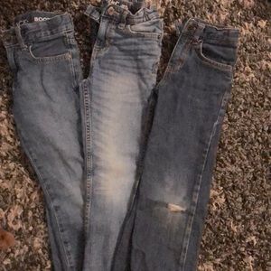 3 size 5 boy jeans. 2 are Cat & Jack, 1 is Children’s Place
